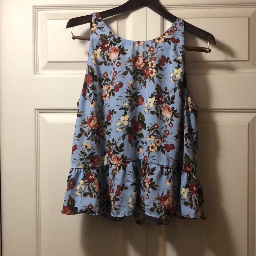 Floral tank top